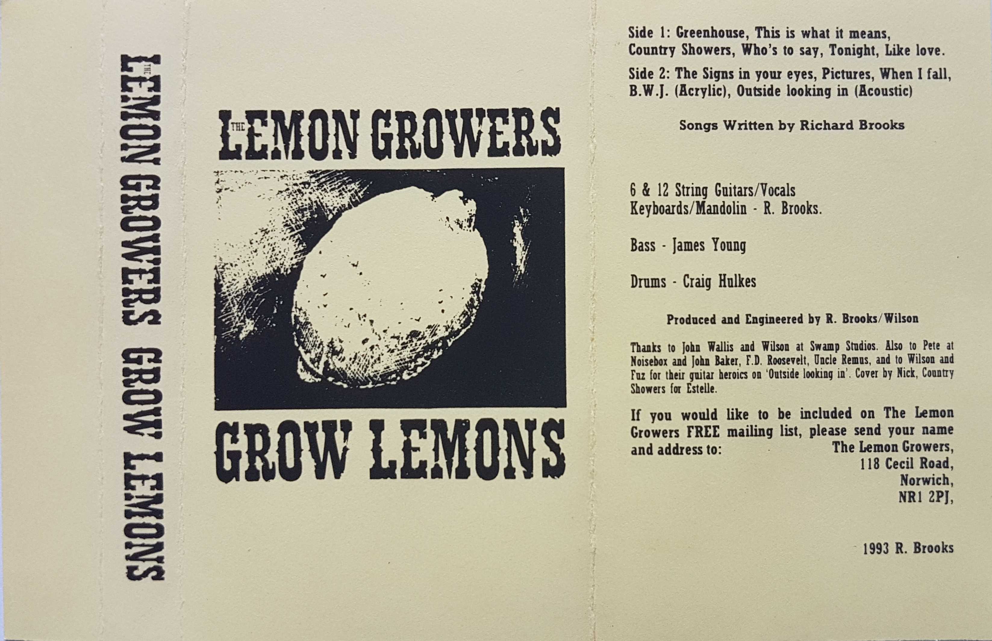 Picture of cassettes-GL Grow Lemons by artist The Lemon Growers 